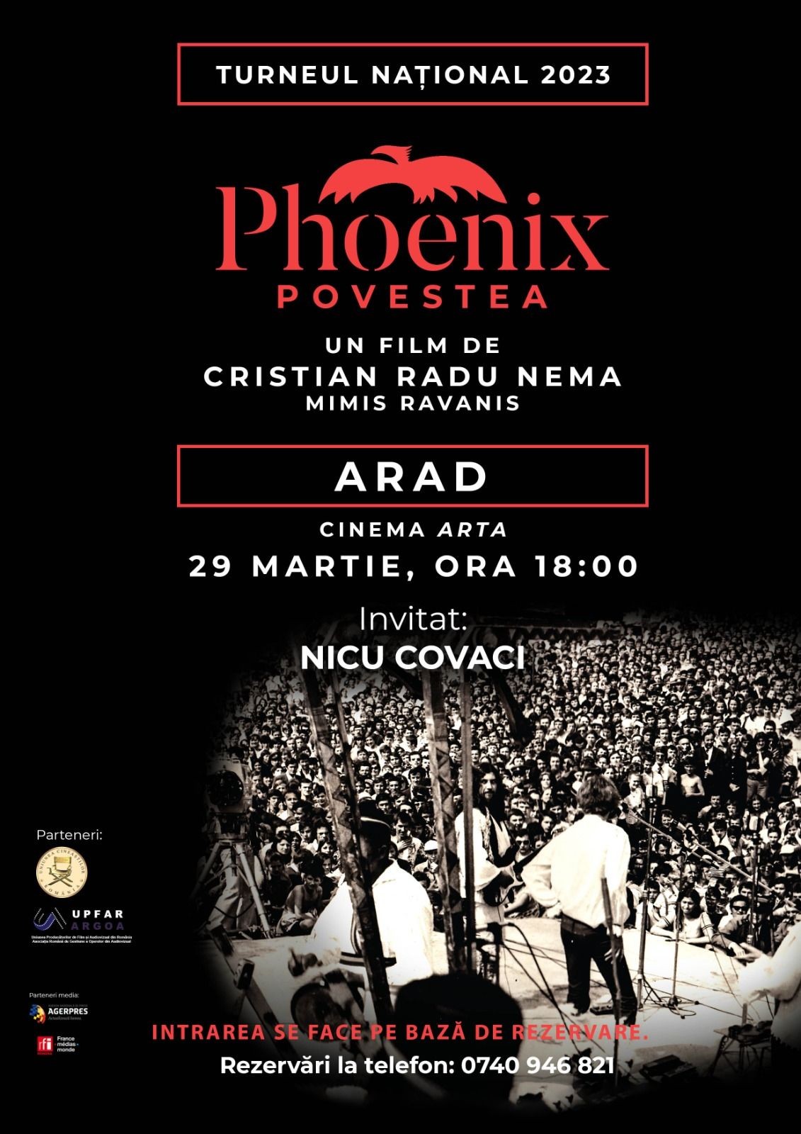 Documentarul „PHOENIX - Povestea“, la Cinematograful „Arta“ din Arad