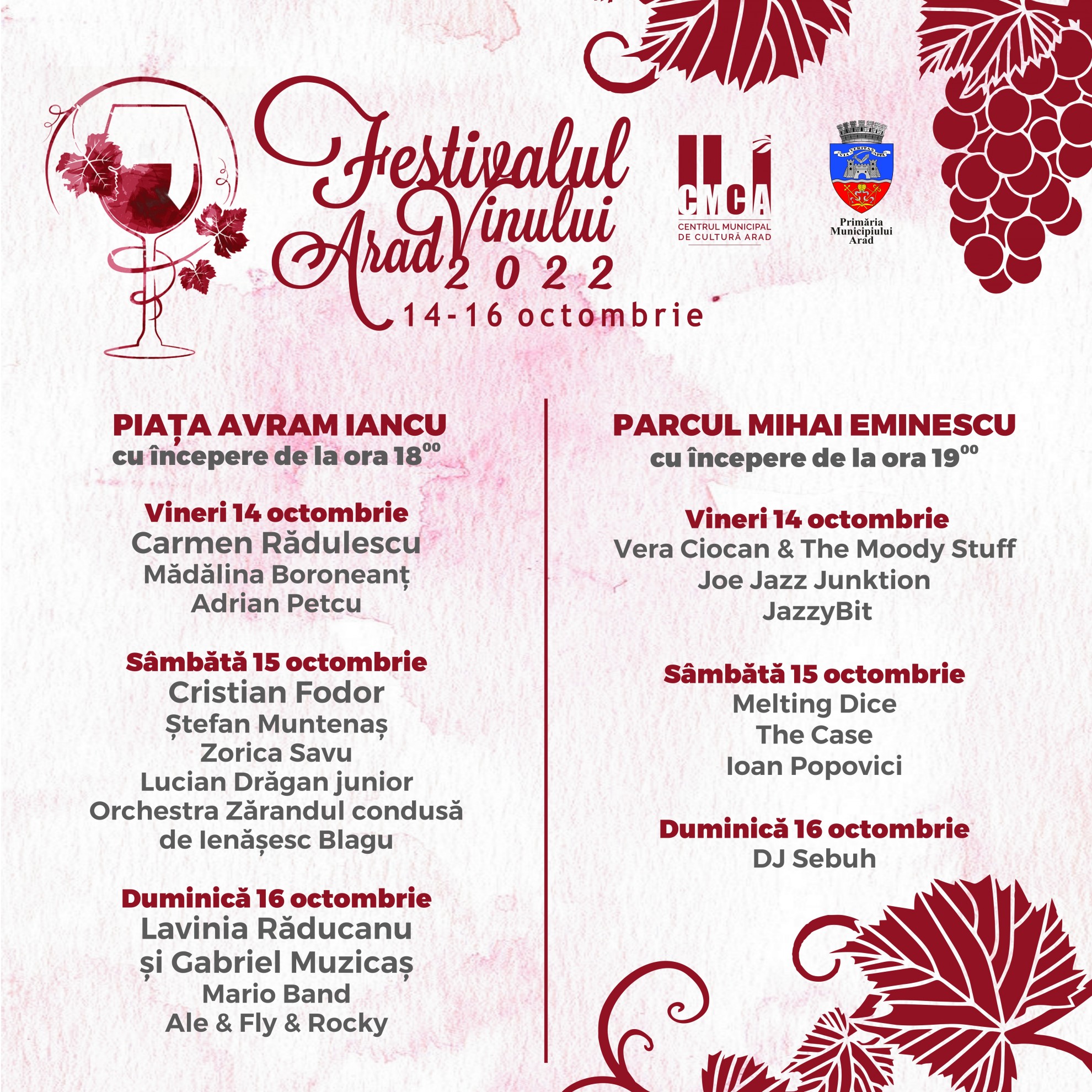 Festivalul Vinului la Arad, ediția 2022