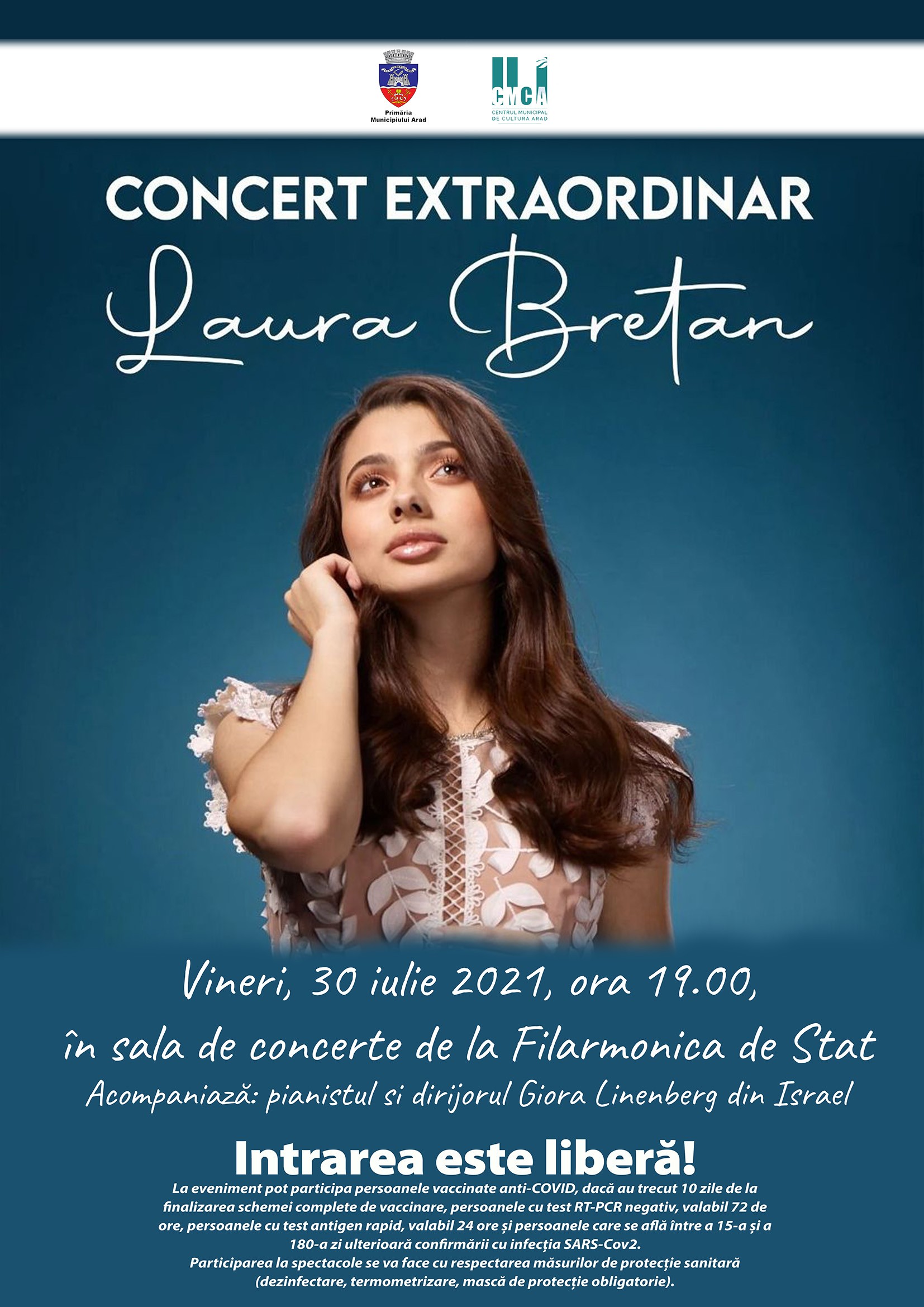 Concert extraordinar Laura Bretan, la Arad