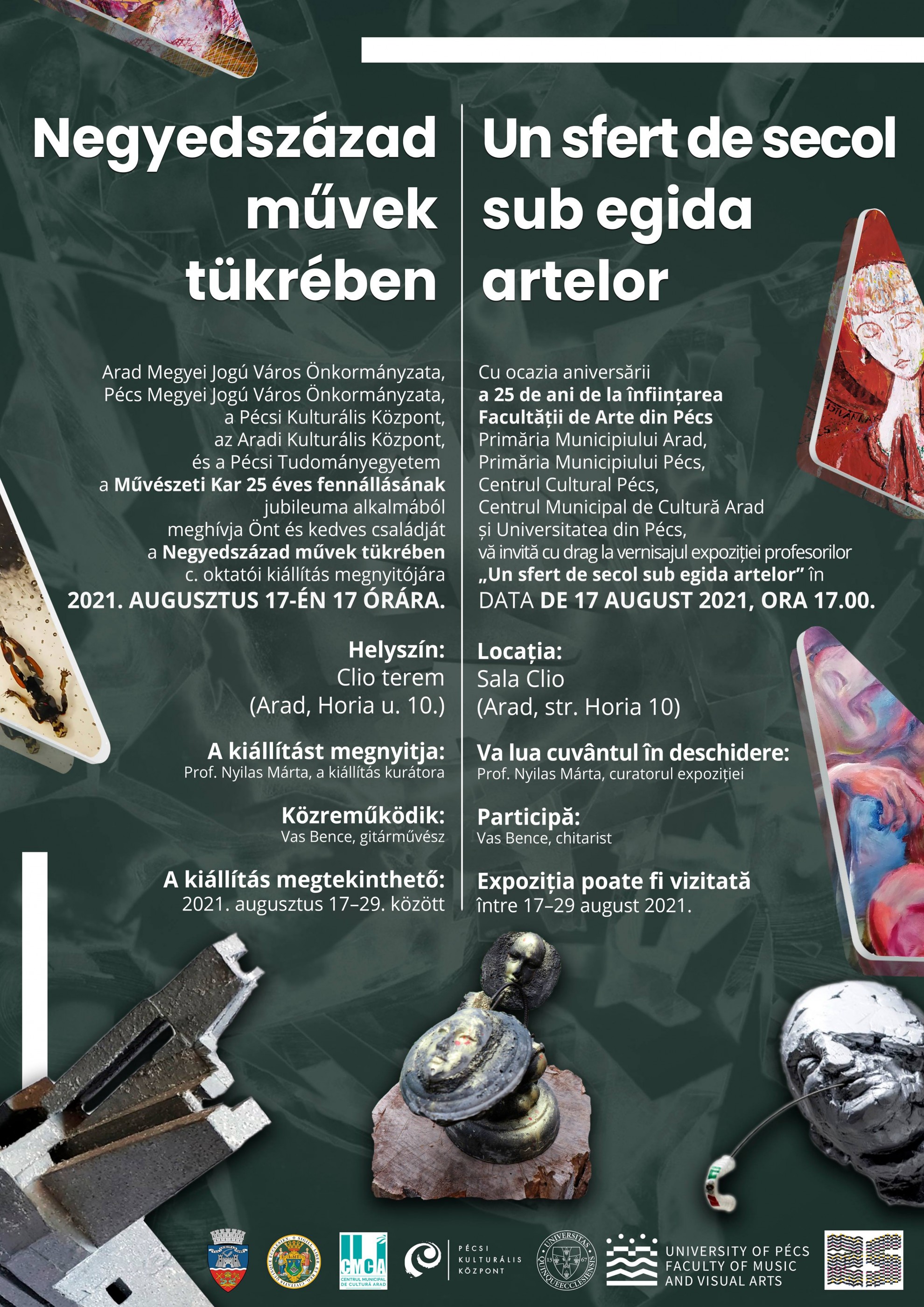 Expoziție a artiștilor plastici din Pécs, la Zilele Aradului